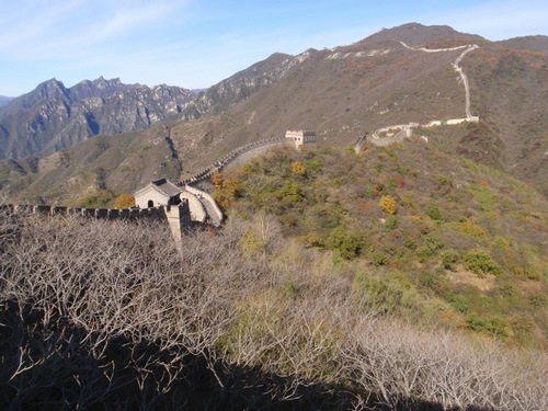 Part of the Great Wall of China.